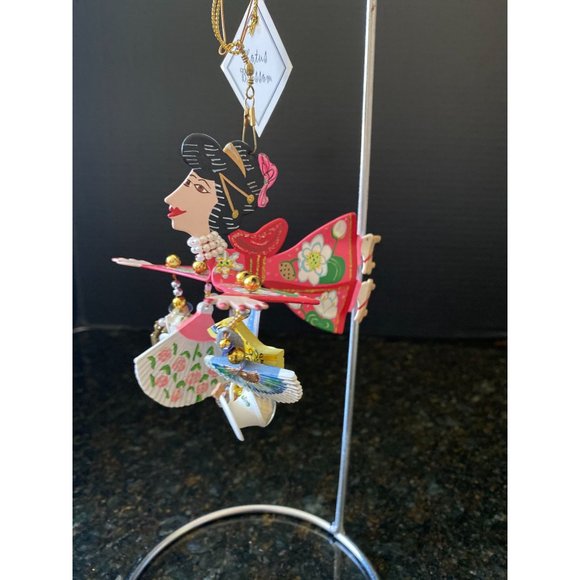 Silvestri Fanciful Flights Ornament, Lotus Blossom, NIB - Picture 1 of 11